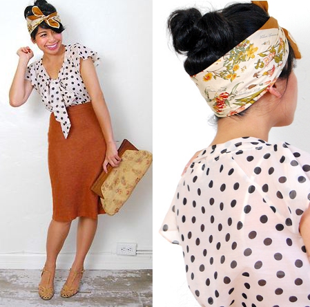 1940s headscarves adore vintage