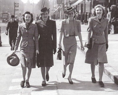 1940s vintage fashion womens suits