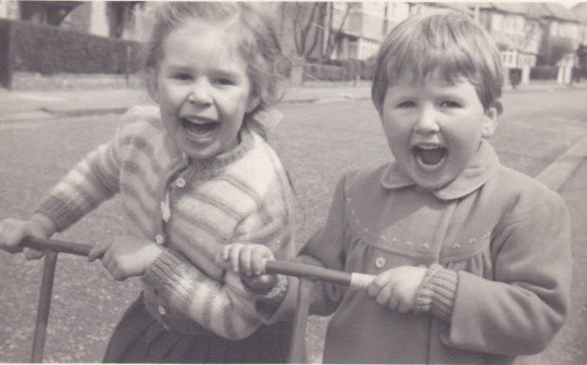 1950s children vintage photo