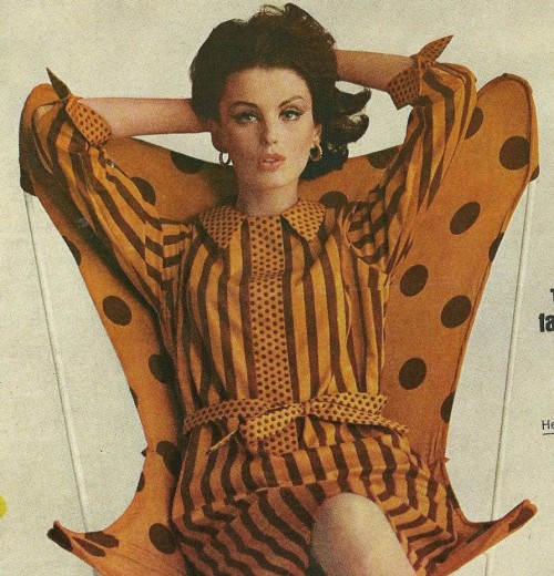 vintage fashion stripes mccalls magazine 1960s