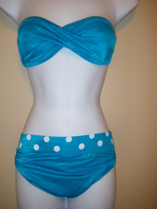 1960s polka dot bikinki vintage swimsuit etsy