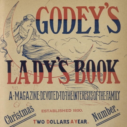 vintage magazine godey's lady's book