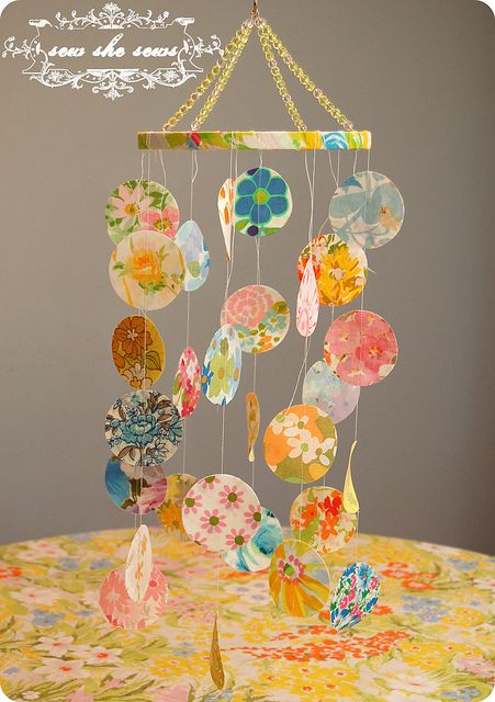 DIY Vintage Crib Mobile — Sweetest Baby Shower Gift