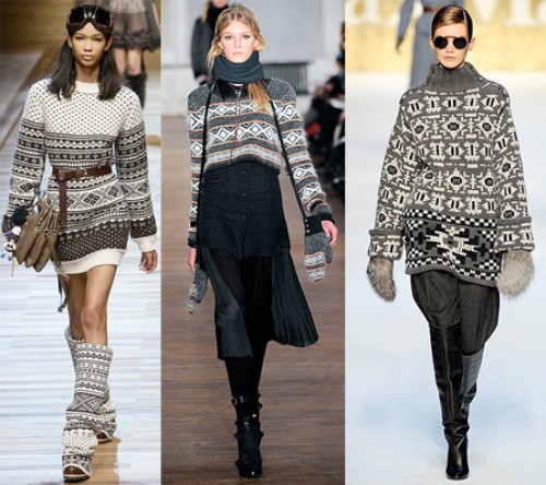 fair isle sweater trends 2011