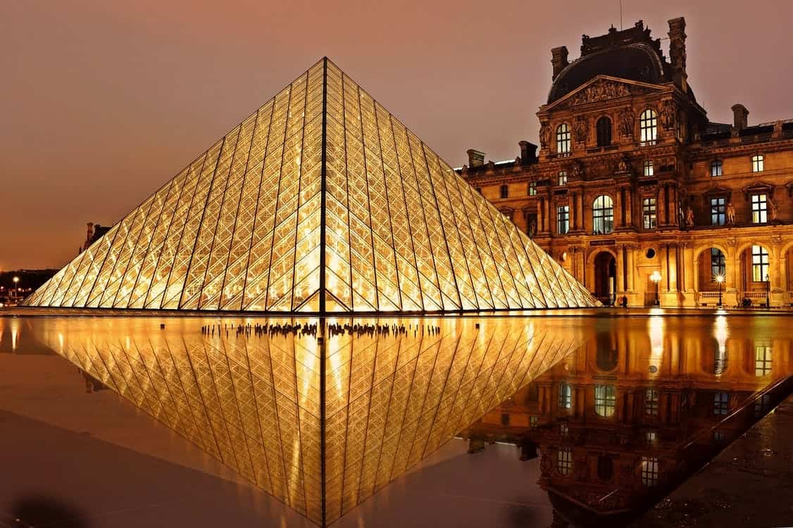 Free Clear Glass Museum during Golden Hour Stock Photo
