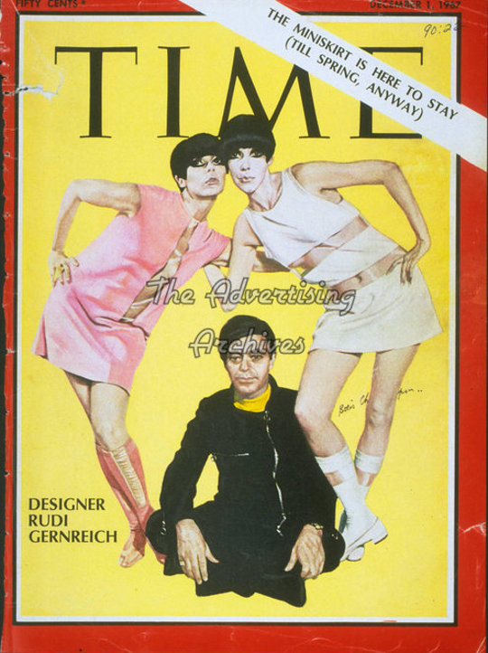 the mini skirt as shown on a 1969 issue of time magazine