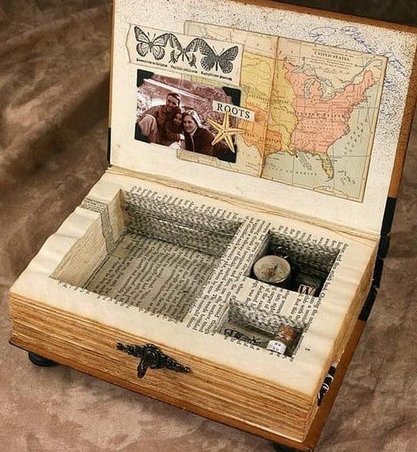 Turn An Old Book Into A Keep-Sake Box